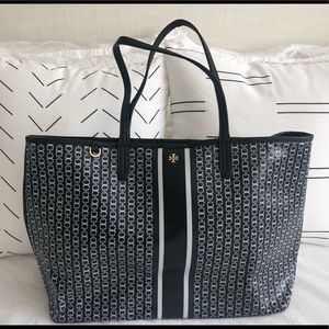 Tory Burch Link Canvas Tote